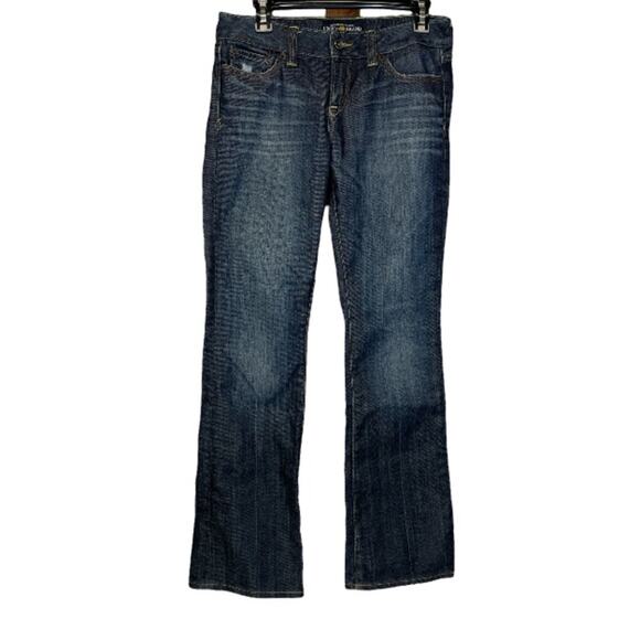 Lucky Brand Dark Wash Lola Boot Mid Rise Bootcut Jeans Size 4 - Picture 1 of 11